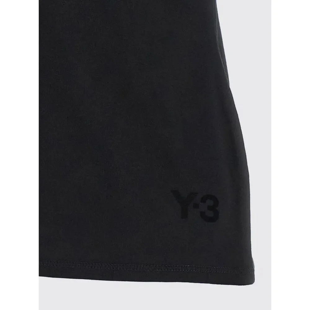 Y-3 Women Y-3 Short-Sleeved Cotton T-Shirt With Asymmetrical Hem
